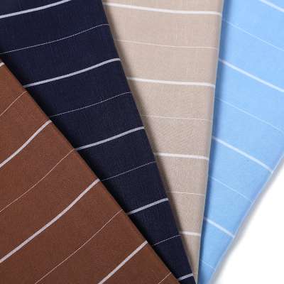 OEM high fashion bulk print textile for shirt linen tencel blend fabric